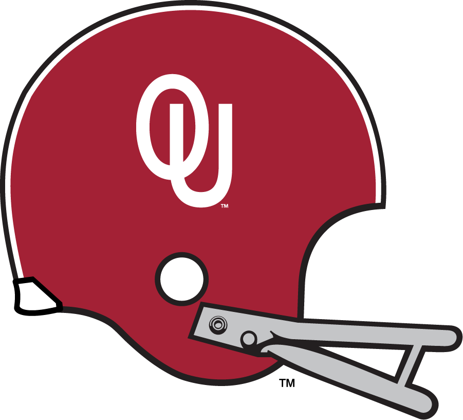 Oklahoma Sooners 1966 Helmet Logo iron on transfers for T-shirts